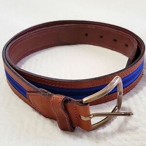Nautica Tan and Fabric Belt -36